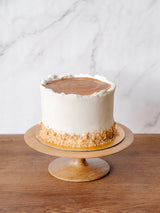 Salted Caramel Mascarpone Cake (8")