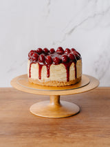 Raspberry Violet Cheesecake